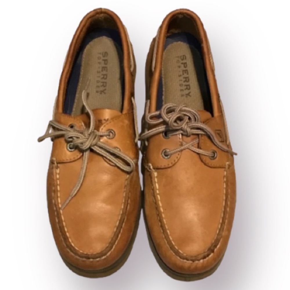 Men’s SPERRY Authentic Original Boat Shoe Top-Sider 8M Leather Upper.